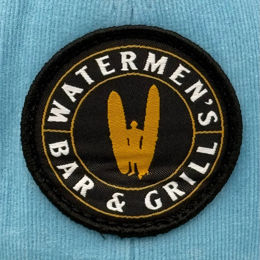 Waterman’s Bar & Grill (NC)You‎ Know Light Blue Corduroy Hat Cap Adjustable NWOT